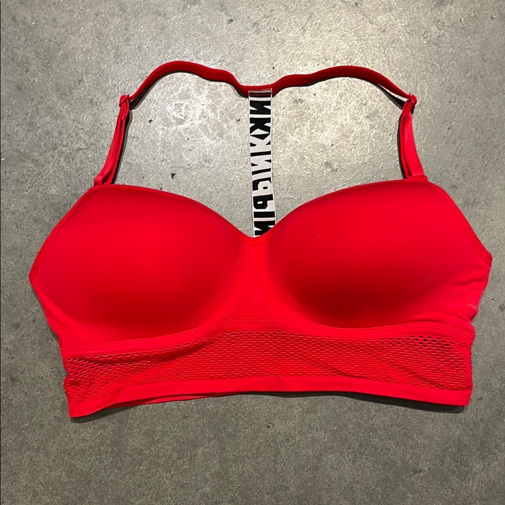 Victoria’s Secret Pink Bra top with fishnet detail